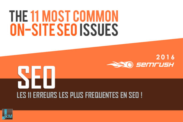 SEO Les 11 erreurs les plus fréquentes en une infographie Le JCM