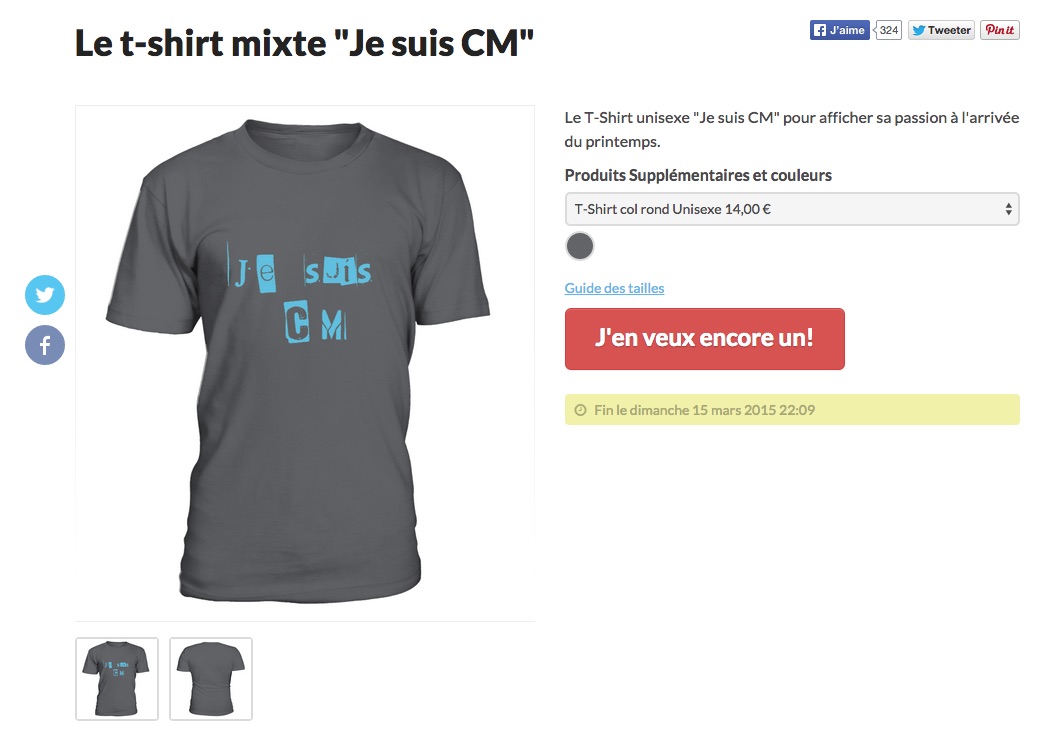 T-Shirt Community Manager