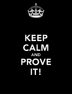 keep calm and prove it