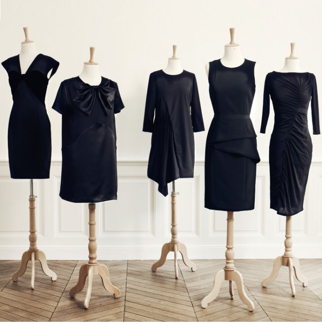 Découverte des robes noires proposées par Monoprix sur Pinterest