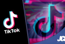 Smartphone qui présente l'application TikTok