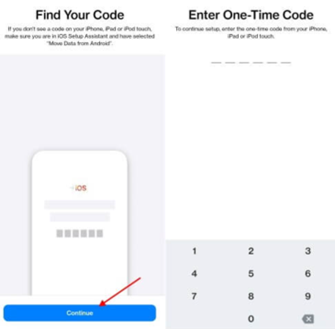 find your code iphone