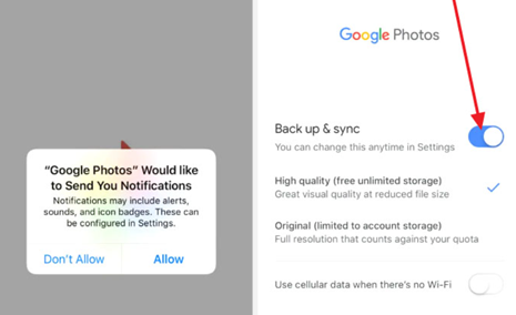 Google Photos Backup & Sync