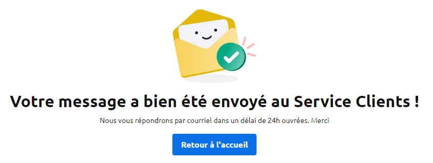 Réponse SAV Carrefour 24h