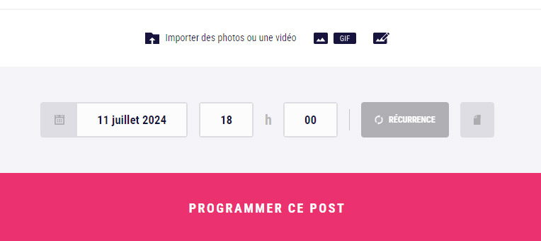 Swello programmation de posts