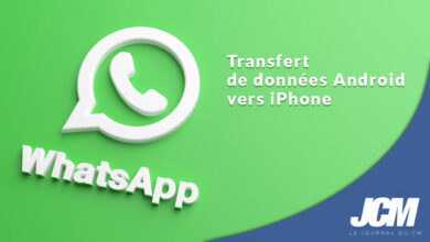 transfert de données WhatsApp Android vers iPhone